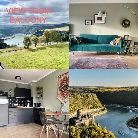 #1 Studioapartment Mit Loreleyblick Direkt An Der Schoensten Etappe Des Rheinsteigs Patersberg 외부 사진