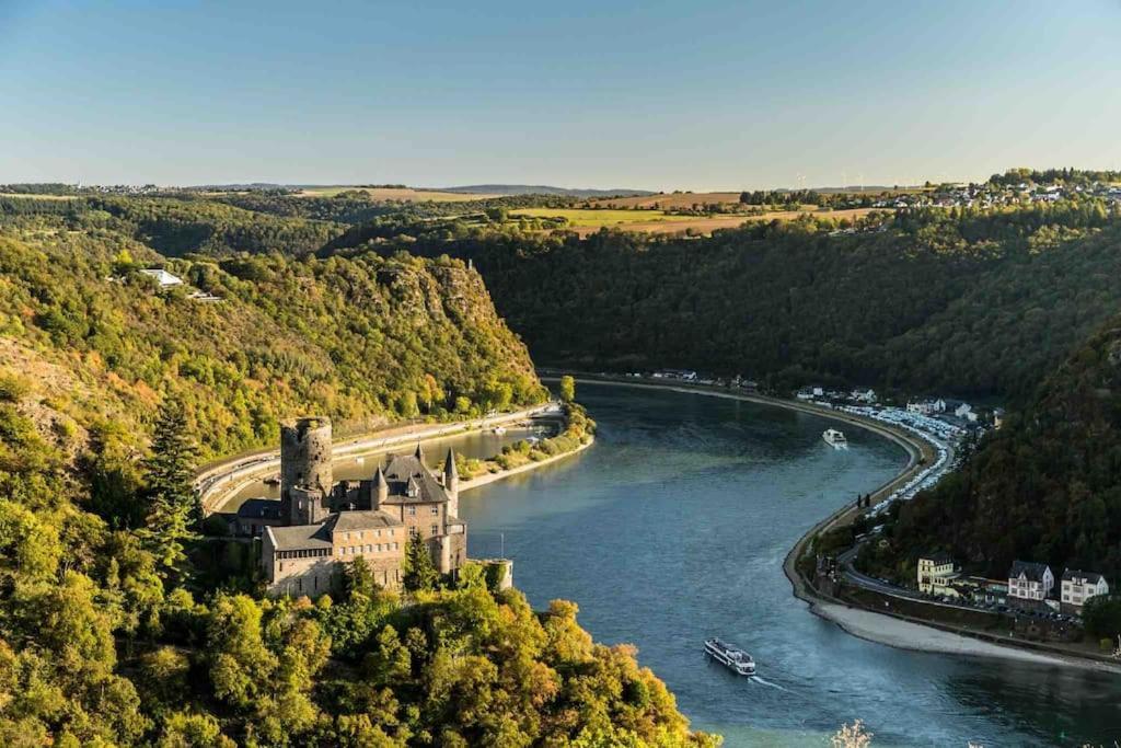#1 Studioapartment Mit Loreleyblick Direkt An Der Schoensten Etappe Des Rheinsteigs Patersberg 외부 사진